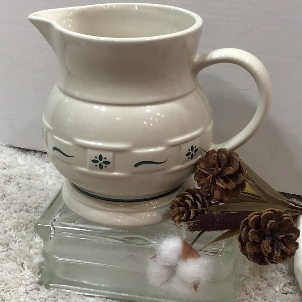 Longaberger Woven Traditions vintage pitcher